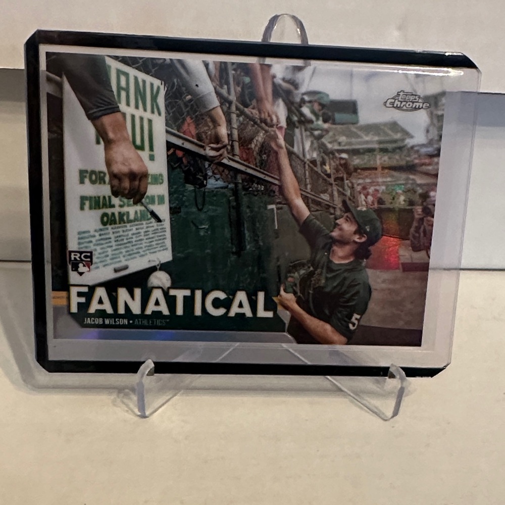 2025 Topps Chrome-Jacob Wilson (Fanatical)